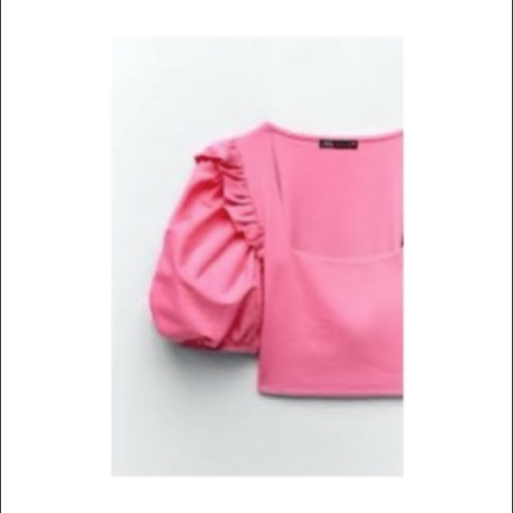 Zara Rib Ballon Top 🏷 - Picture 5 of 5
